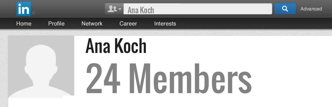 Ana Koch linkedin profile