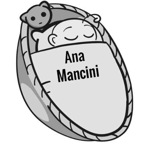 Ana Mancini sleeping baby