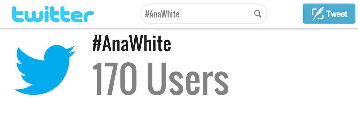 Ana White twitter account