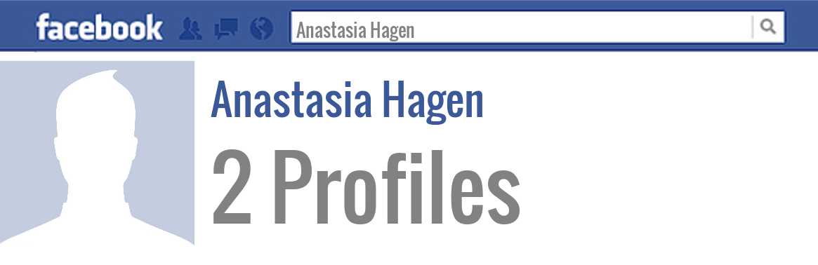 Anastasia Hagen facebook profiles