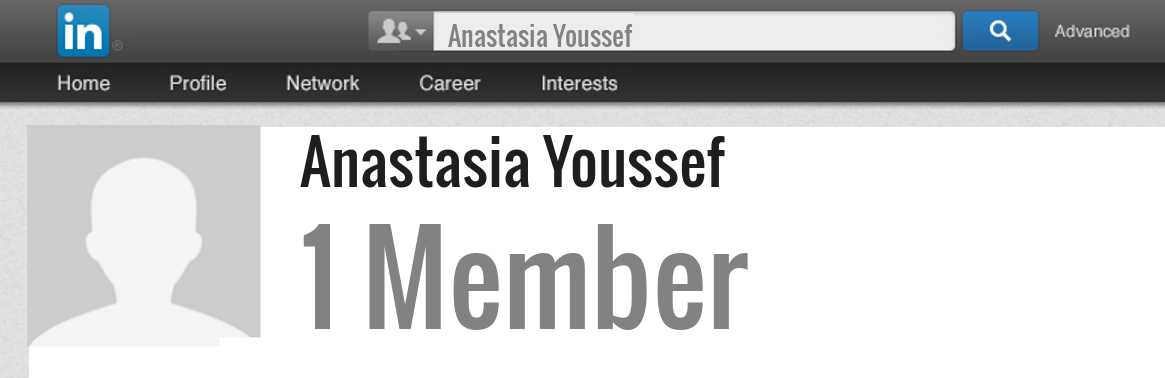 Anastasia Youssef linkedin profile