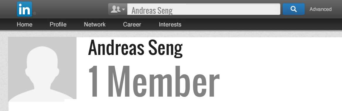 Andreas Seng linkedin profile