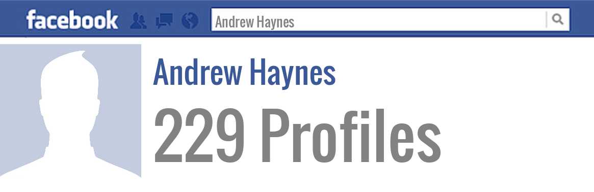 Andrew Haynes facebook profiles