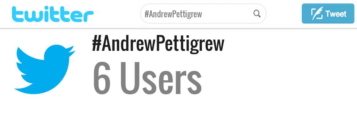 Andrew Pettigrew twitter account