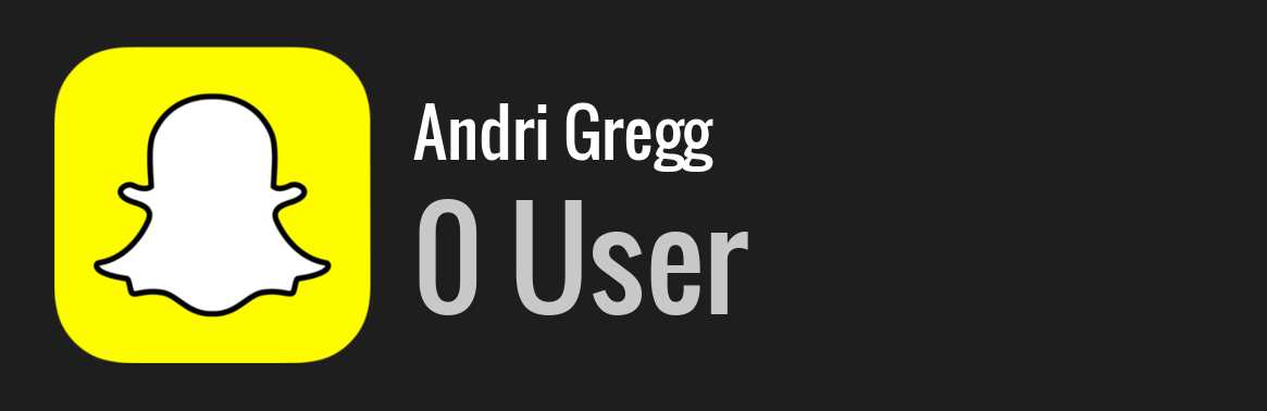 Andri Gregg snapchat