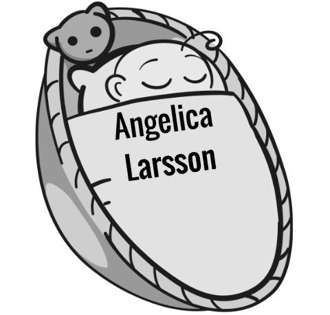 Angelica Larsson sleeping baby