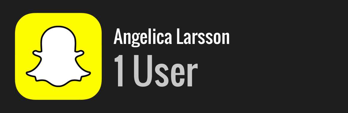 Angelica Larsson snapchat