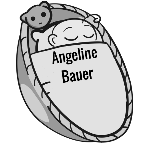 Angeline Bauer sleeping baby