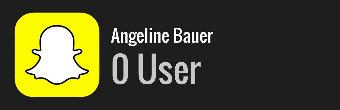 Angeline Bauer snapchat