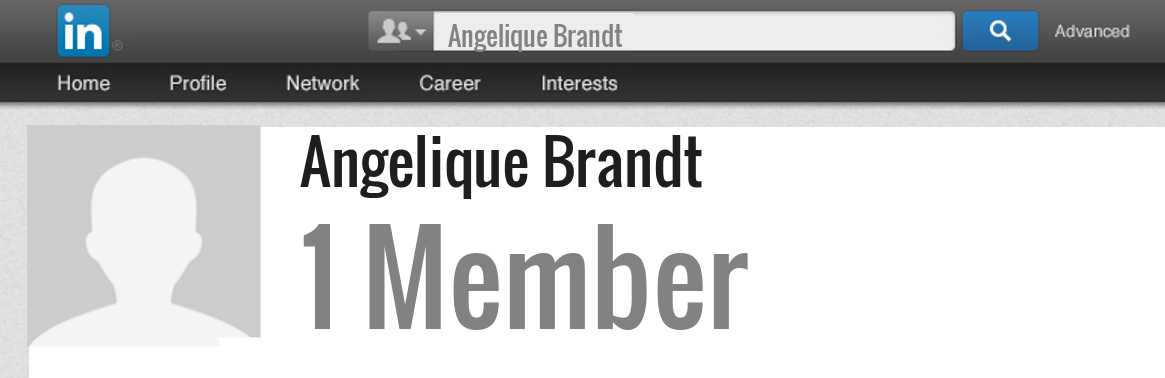 Angelique Brandt linkedin profile