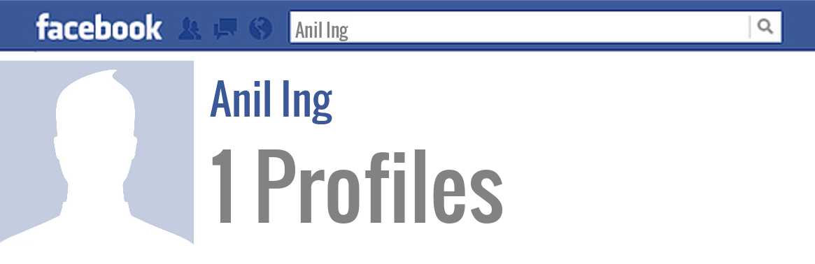 Anil Ing facebook profiles