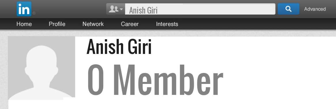 Anish Giri linkedin profile