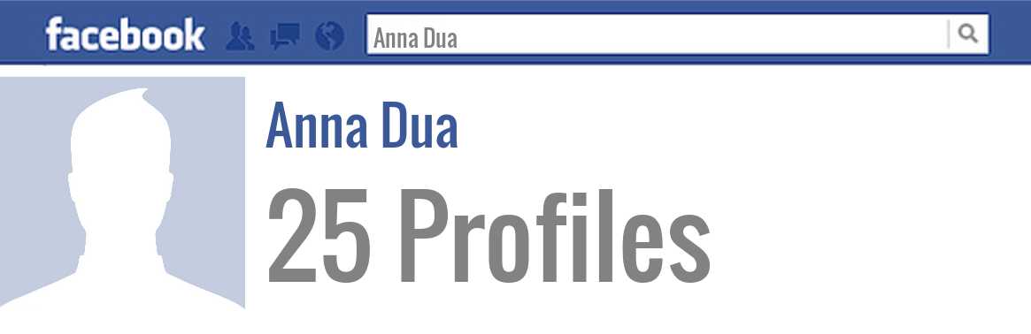 Anna Dua facebook profiles