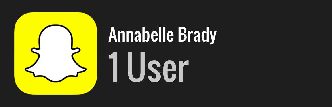 Annabelle Brady snapchat