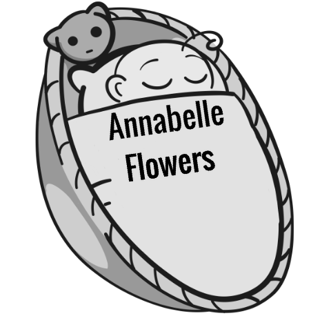 Annabelle Flowers sleeping baby