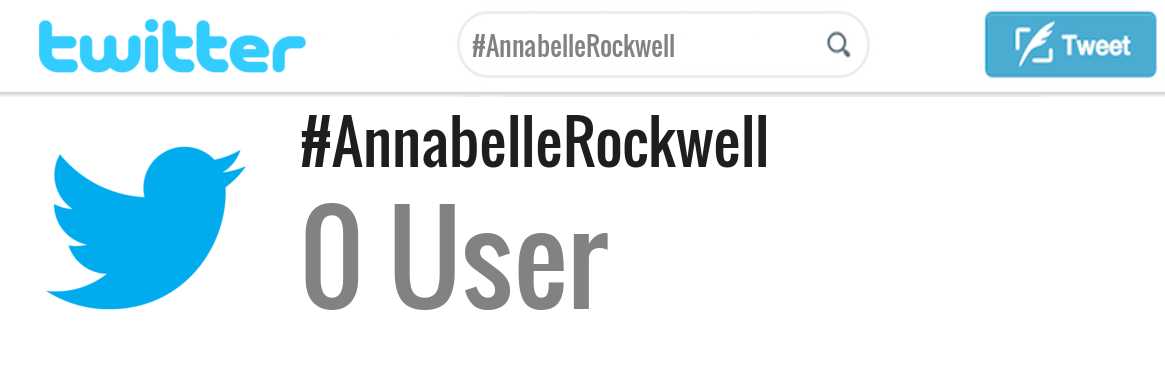 Annabelle Rockwell twitter account