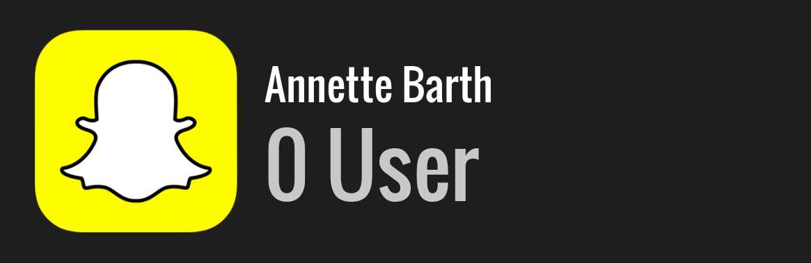 Annette Barth snapchat