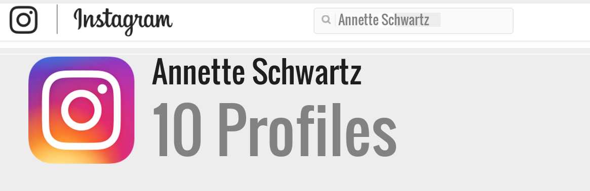 Annette Schwartz instagram account