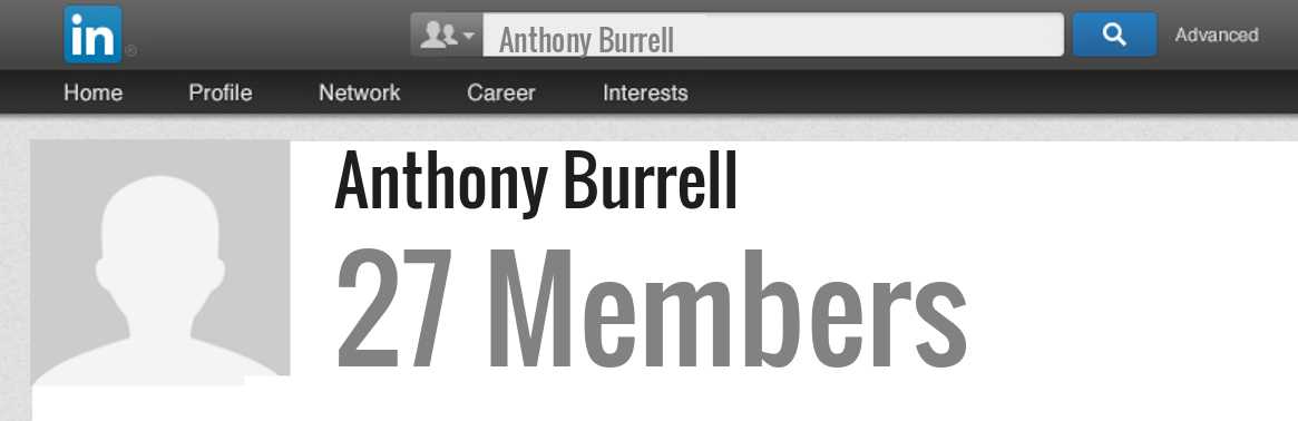 Anthony Burrell linkedin profile