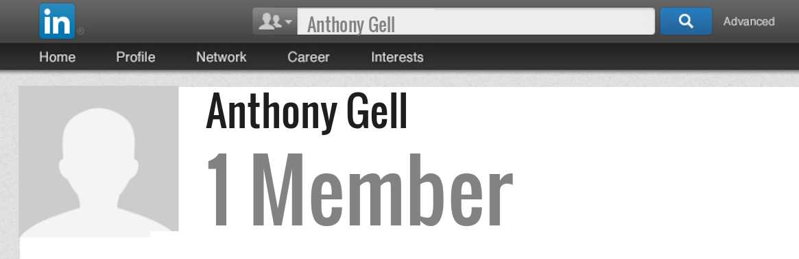 Anthony Gell linkedin profile