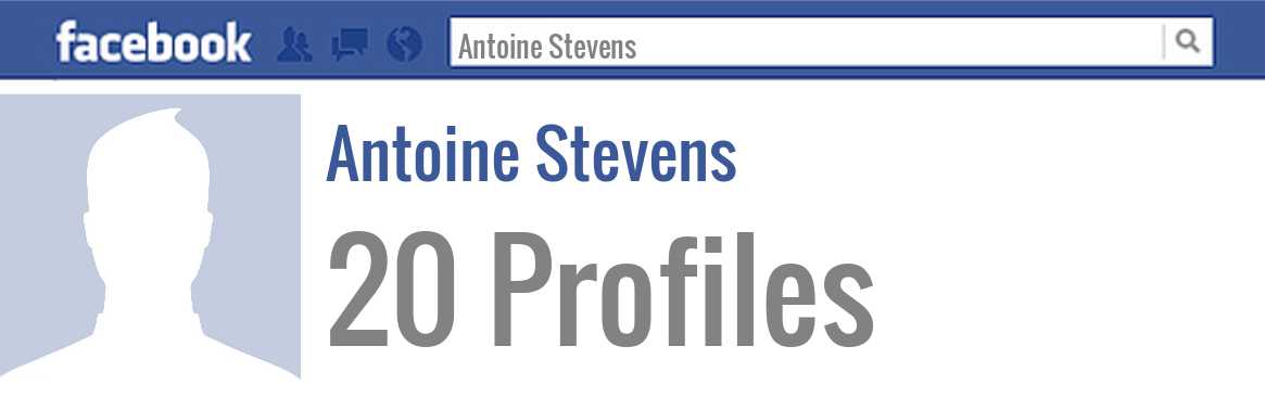 Antoine Stevens facebook profiles