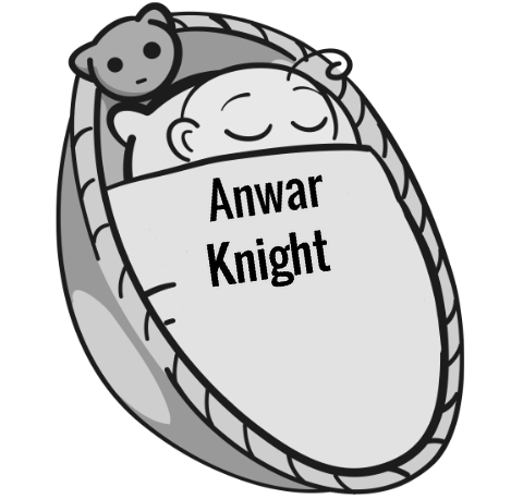Anwar Knight sleeping baby