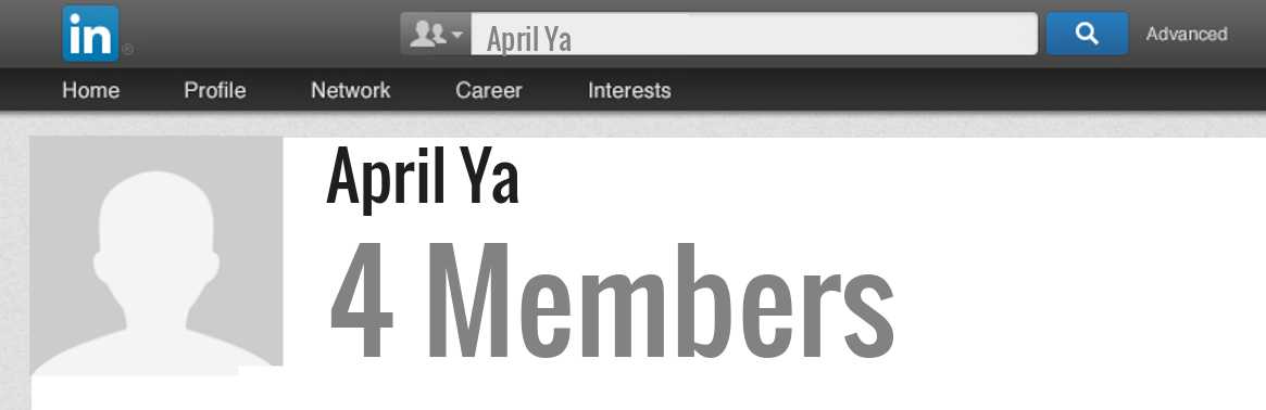 April Ya linkedin profile