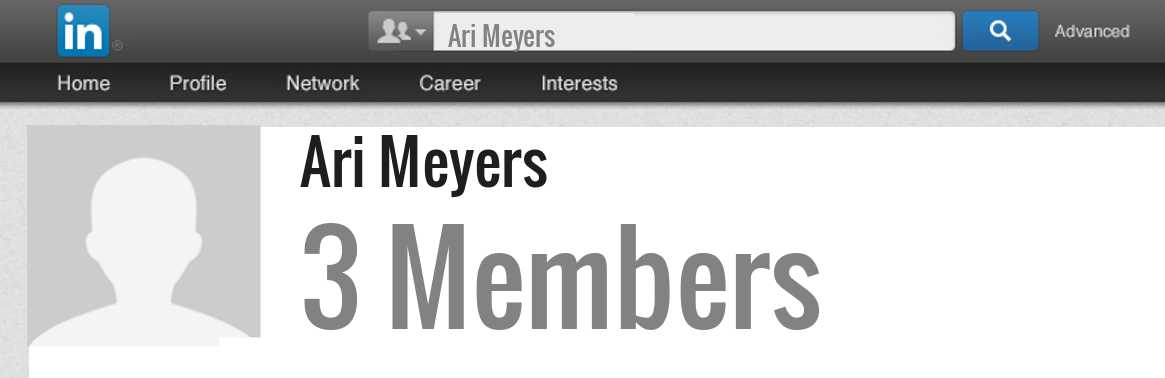 Ari Meyers linkedin profile