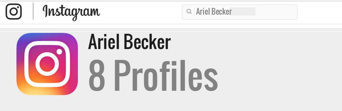 Ariel Becker instagram account