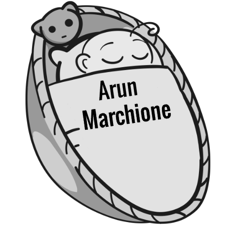 Arun Marchione sleeping baby
