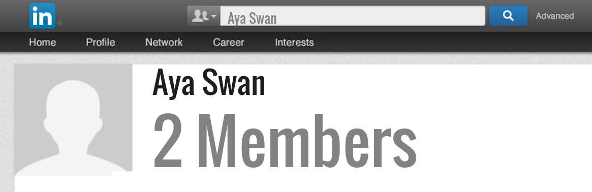 Aya Swan linkedin profile