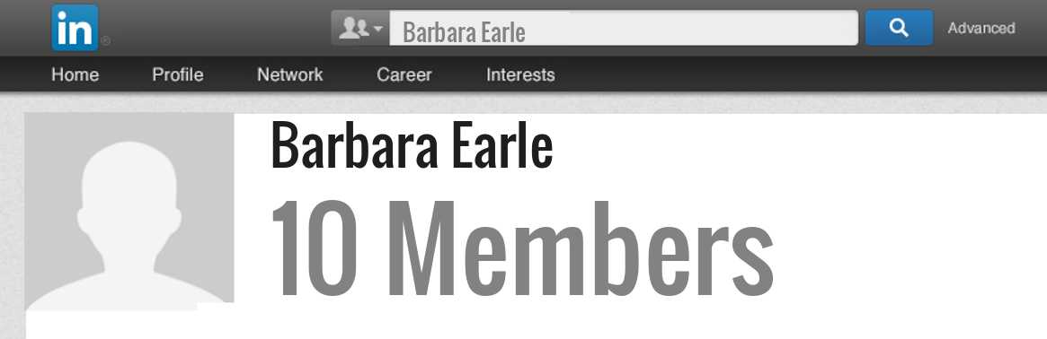 Barbara Earle linkedin profile