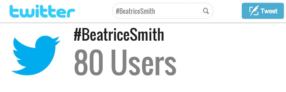 Beatrice Smith twitter account