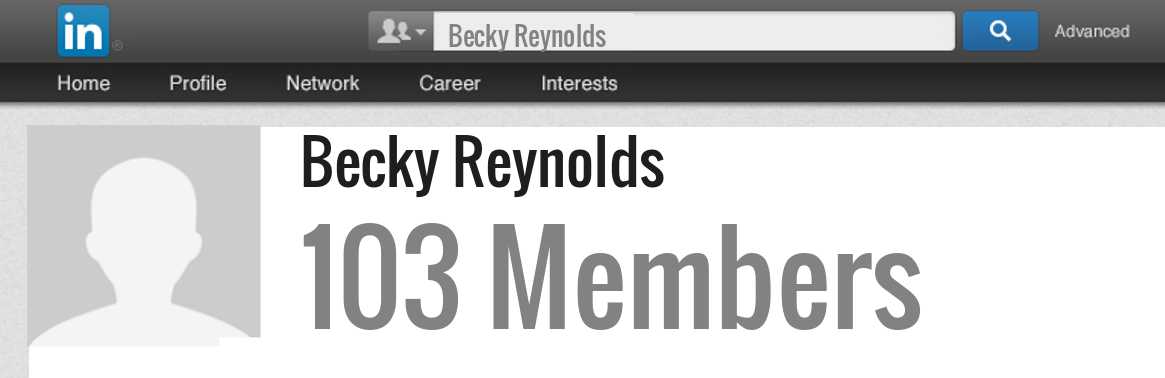 Becky Reynolds linkedin profile