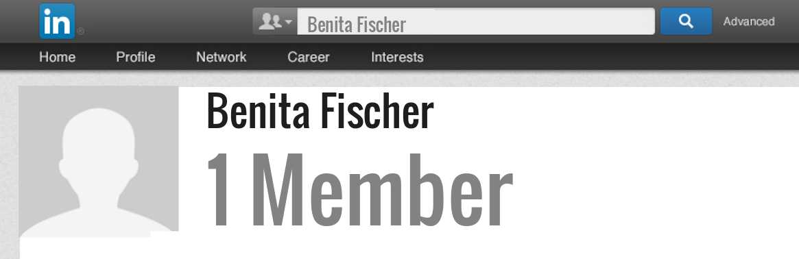 Benita Fischer linkedin profile