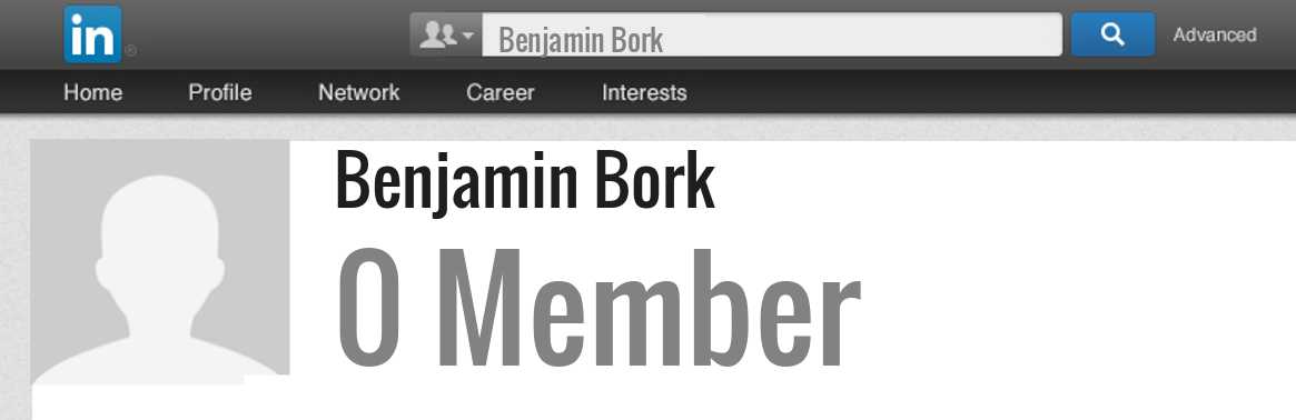 Benjamin Bork linkedin profile