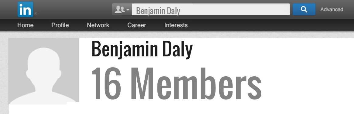 Benjamin Daly linkedin profile