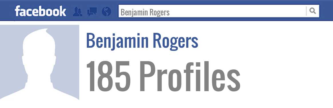 Benjamin Rogers facebook profiles