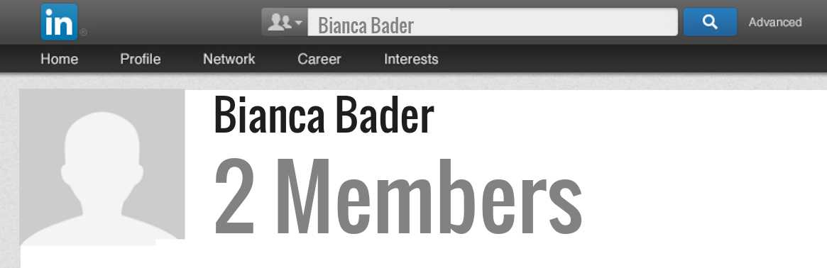 Bianca Bader linkedin profile