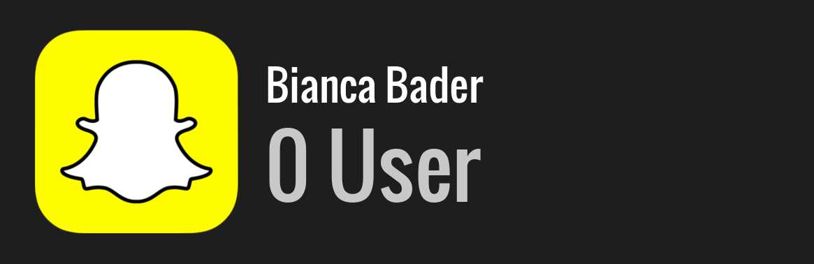 Bianca Bader snapchat