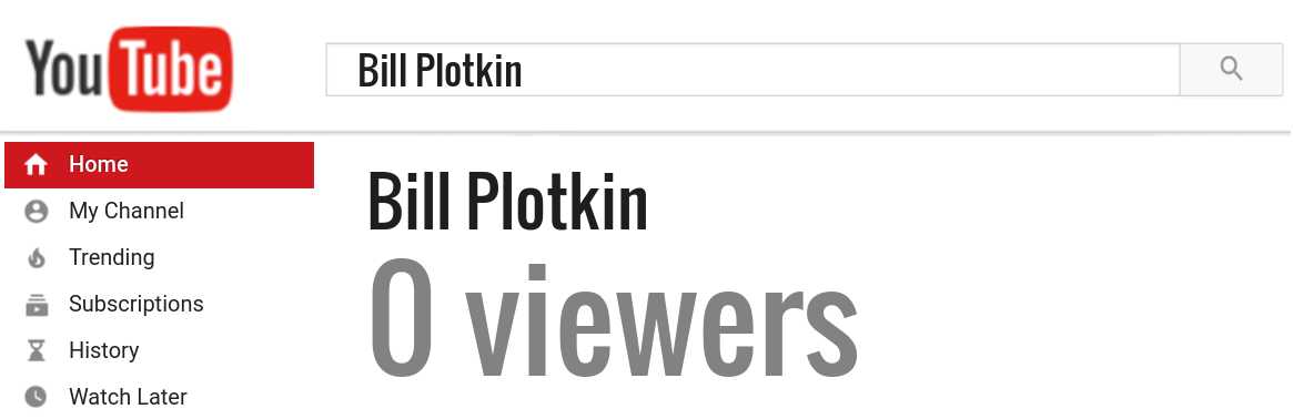 Bill Plotkin youtube subscribers