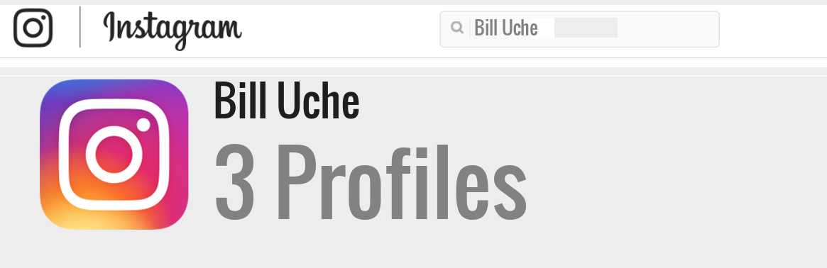 Bill Uche instagram account