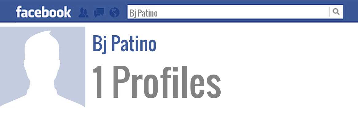 Bj Patino facebook profiles