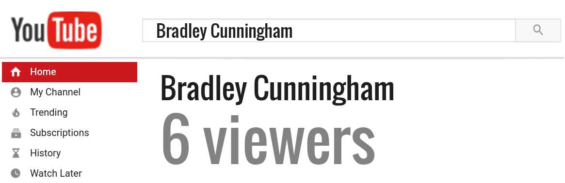 Bradley Cunningham youtube subscribers