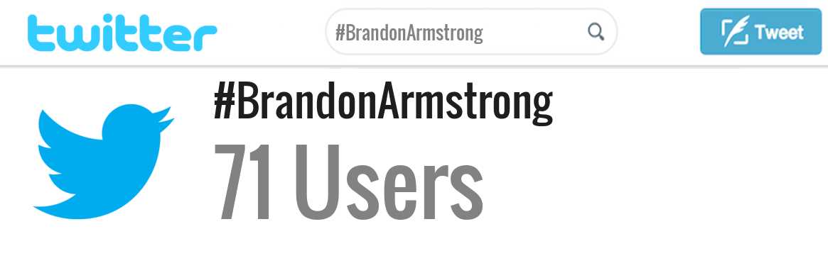 Brandon Armstrong twitter account