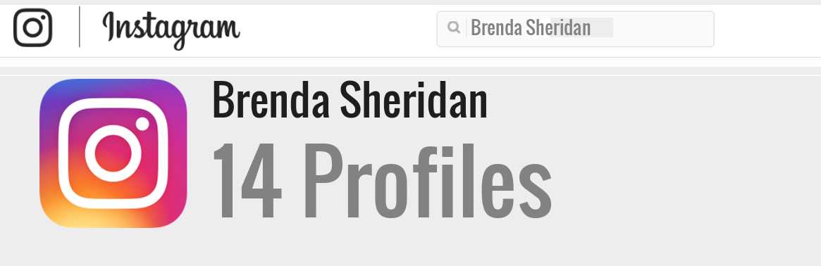 Brenda Sheridan instagram account