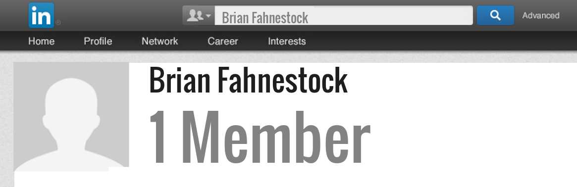 Brian Fahnestock linkedin profile