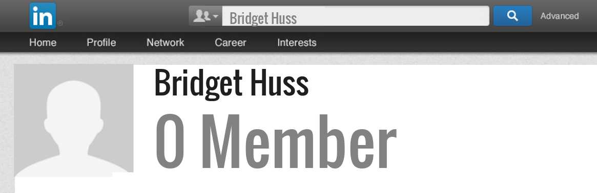 Bridget Huss linkedin profile