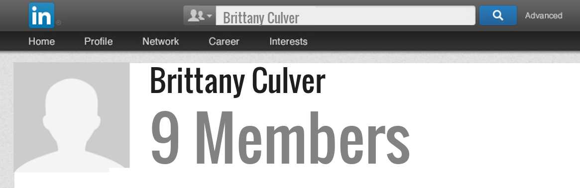 Brittany Culver linkedin profile