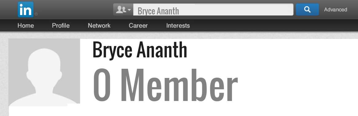 Bryce Ananth linkedin profile